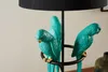 riess-ambiente Tischlampe WILDLIFE 75cm schwarz türkis Produktbild-Vorschau 4