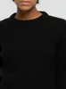 Urban Classics - Damen Short Waffle Pullover - BLACK - 4XL Produktbild-Vorschau 11