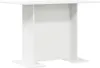 A white dining table on a white background. Anteprima dell’immagine prodotto