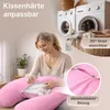 ELONEO Seitenschläferkissen mit Bezug, Stillkissen, Produktbild-Vorschau 5
