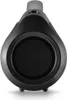 A close-up, top-down view of a black Bluetooth speaker. Anteprima dell’immagine prodotto
