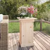 vidaXL Stojan na květiny 40x40x60 cm borovicový masiv Náhled obrázku produktu 2