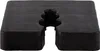 A black plastic spacer or shim is shown against a white background. Náhled obrázku produktu