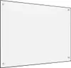 vidaXL Fond de cuisine blanc 80x60 cm verre trempé Voir les images du produit 11