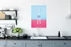 MuchoWow® Poster Stillleben - Zahnbürste - Rosa - Blau Produktbild-Vorschau 3