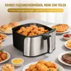 10,5 L  Airfryer, Heißluftfritteuse mit 15 Menüoptionen, Produktbild-Vorschau 6