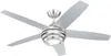 Globo Lighting stropní ventilátor kovový nikl matný, Náhled obrázku produktu 2