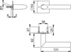 Coppia di maniglie a leva stock.E1140Z/848N VA F69 con Anteprima dell’immagine prodotto 3