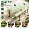 Auflagen für Bierzeltgarnituren Bierbankauflage Auflagenset Produktbild-Vorschau 2