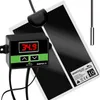 A heating mat with a thermostat and temperature display. Voir les images du produit