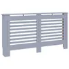 vidaXL Radiatoromsluiting, antraciet, 152x19x81,5 cm, MDF Productafbeelding-voorbeeld 1