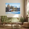MuchoWow® Poster Hütte in den Bergen der Schweiz im Winter Produktbild-Vorschau 3