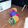 Intirilife Katzentunnel in Regenbogenfarben - 120 cm Länge Produktbild-Vorschau 5