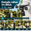 WLAN Kamera außen 4 Linsen – 2–10x Zoom, schwenkbar, Produktbild-Vorschau 5