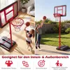 COSTWAY Basketballkorb Outdoor Kinder, Basketballständer Produktbild-Vorschau 4