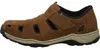 Rieker Herren Echtleder Slipper braun, Herren:43 EU Produktbild-Vorschau 14