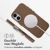 Accezz MagSafe Leather Backcover voor de Apple iPhone 17 - Podgląd zdjęcia produktu 3