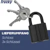 Trucky Schloss mit Schlüssel Vorhängeschloss outdoor Produktbild-Vorschau 5