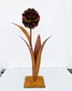 3D Pusteblume mit 1 Blüte 90 cm Edelrost Gartendeko Produktbild-Vorschau 2