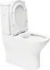 SAT Brevis spülrandlos Stand-WC Kombi-WC mit erhöhter Produktbild-Vorschau 4