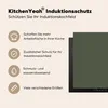 KitchenYeah® Kryt varné desky zelený - jednobarevný - Náhled obrázku produktu 6