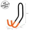 2er Set WELLGRO Wand Fahrradhalter inkl. Metallschrauben Produktbild-Vorschau 3