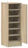 vidaXL Armoire à chaussures Chêne Sonoma 32x35x92 cm Bois Voir les images du produit 4