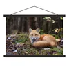 MuchoWow® Textilposter Fuchs - Wald - Tier 90x60 cm mit Produktbild-Vorschau 1