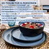SÄNGER Steingut Geschirrset Aruba, Kombiservice 30 teilig Produktbild-Vorschau 2