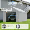 Tente de garage Carport, haut + paroi latérale 3 x 6 m, Voir les images du produit 5