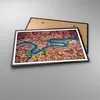 Gerahmtes Poster - Schwarzer Rahmen - Kurvenreich Weg Wald Produktbild-Vorschau 3
