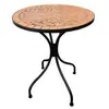 Bistro-Set aus Eisen, 1 Tisch, 2 Stühle mit runden Produktbild-Vorschau 5