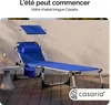 CASARIA® Lettino Prendisole Pieghevole Malta 210x61cm con Anteprima dell’immagine prodotto 2