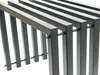 DanDiBo Hocker Metall Schwarz Sitzbank Massiv Wetterfest 60 Produktbild-Vorschau 5