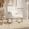 Sedia a dondolo con orsetto bianco e supporto lombare, Anteprima dell’immagine prodotto 7