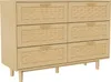 Commode en bois massif UnboxG 115x40x80 cm chêne – 6 Voir les images du produit 14