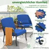 Outdoor furniture on a balcony with descriptive text and feature callouts. Podgląd zdjęcia produktu