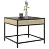 Couchtisch mit Infinity-LED Sonoma-Eiche 50x50x41 cm Produktbild-Vorschau 5