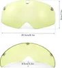 Magnethelm Visier Schutzhelm Schutzbrille zum Radfahren Produktbild-Vorschau 8