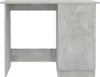 A close-up studio shot of a grey, concrete-effect desk. Podgląd zdjęcia produktu