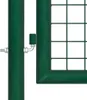 vidaXL Portail de jardin en maille acier 400 x 100 cm vert Voir les images du produit 2