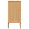 vidaXL Sideboard SENJA Rattan-Optik Braun 112x40x80 cm Produktbild-Vorschau 7