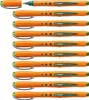 Tintenroller - STABILO worker+ - medium - 10er Pack - grün Produktbild-Vorschau 1