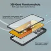 Exploded view of a phone case with its components, showing the layers of protection. Produktbild-Vorschau