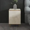 Skye Decor, Imaj - Travertine, Or, Table de chevet, Voir les images du produit 1