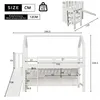 Letto a castello Flieks 90x200cm con armadio, letto per Anteprima dell’immagine prodotto 3