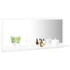 vidaXL Badspiegel, wit, 90x10,5x37 cm, van houtvezel Productafbeelding-voorbeeld 3