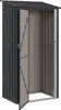 vidaXL Casetta da giardino antracite 103 x 74 x 200 cm Anteprima dell’immagine prodotto 3