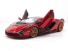A red Lamborghini Sian FKP 37 model car with its doors open, displayed on a white background. Anteprima dell’immagine prodotto
