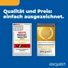 Marketing image with awards and certifications for a product. Produktbild-Vorschau